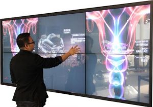 cho thuê màn hình ghép videowall cảm ứng